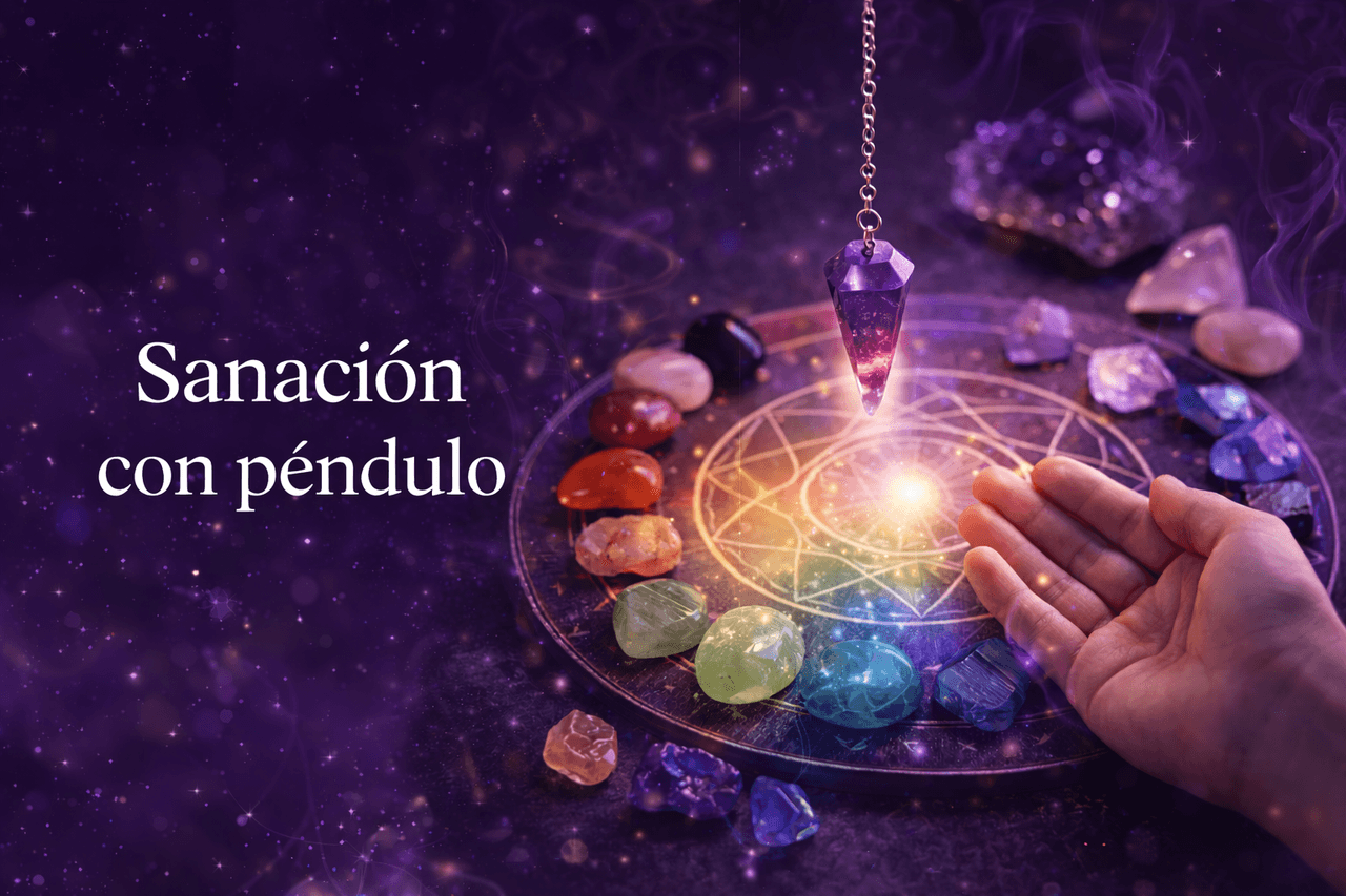 Péndulo, Chakras y Cristales